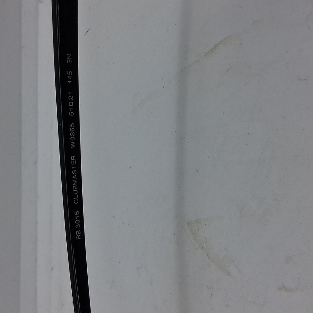 NWOT Womens Ray-Ban Clubmaster W0365 Sunglasses Black & Gold - Picture 5 of 5